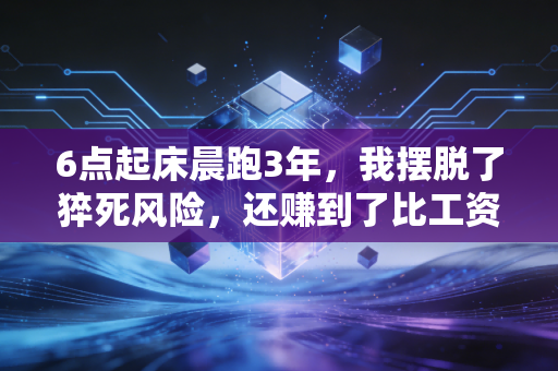 6点起床晨跑3年，我摆脱了猝死风险，还赚到了比工资高3倍的副业收入