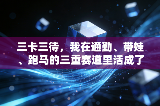 三卡三待，我在通勤、带娃、跑马的三重赛道里活成了自己的冠军