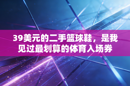 39美元的二手篮球鞋，是我见过最划算的体育入场券