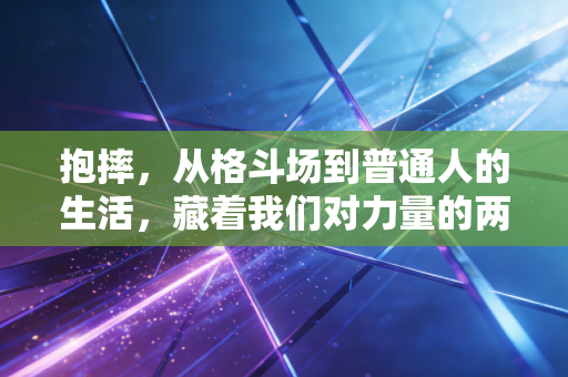 抱摔，从格斗场到普通人的生活，藏着我们对力量的两种误解