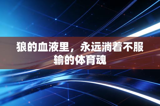 狼的血液里,永远淌着不服输的体育魂 狼的血液里,永远淌着不服输的体育魂