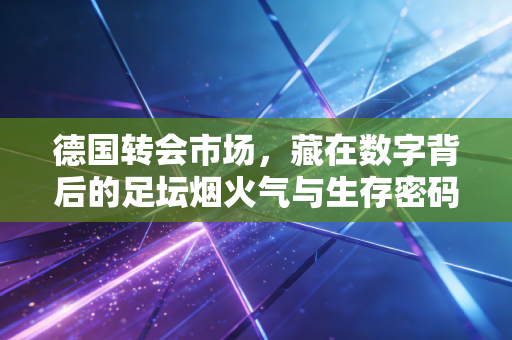 德国转会市场，藏在数字背后的足坛烟火气与生存密码