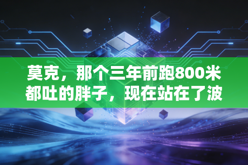 莫克，那个三年前跑800米都吐的胖子，现在站在了波士顿马拉松的起点