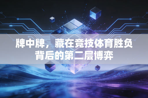 牌中牌，藏在竞技体育胜负背后的第二层博弈
