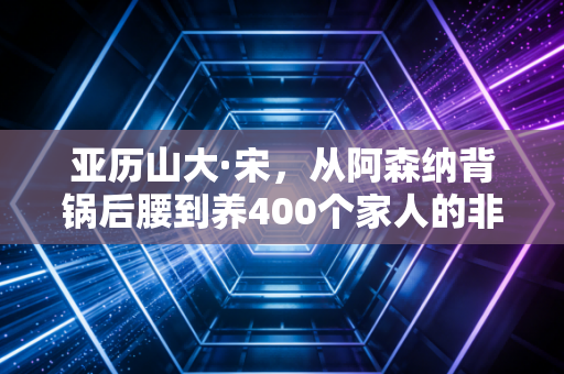 亚历山大·宋，从阿森纳背锅后腰到养400个家人的非洲铁汉，他的人生远不止足球