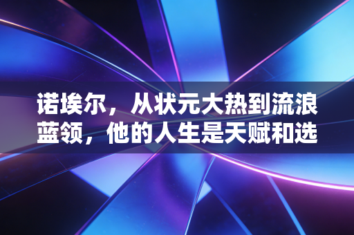 诺埃尔，从状元大热到流浪蓝领，他的人生是天赋和选择掰手腕的最好样本