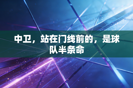 中卫,站在门线前的,是球队半条命 中卫,站在门线前的,是球队半条命