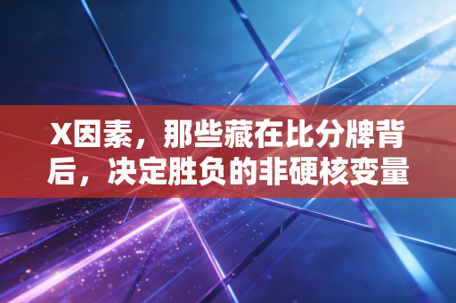 X因素，那些藏在比分牌背后，决定胜负的非硬核变量