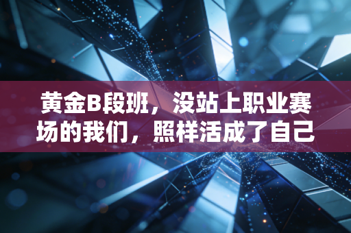 黄金B段班，没站上职业赛场的我们，照样活成了自己的MVP