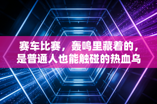 赛车比赛，轰鸣里藏着的，是普通人也能触碰的热血乌托邦