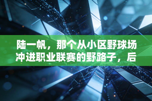 陆一帆，那个从小区野球场冲进职业联赛的野路子，后来去哪了？