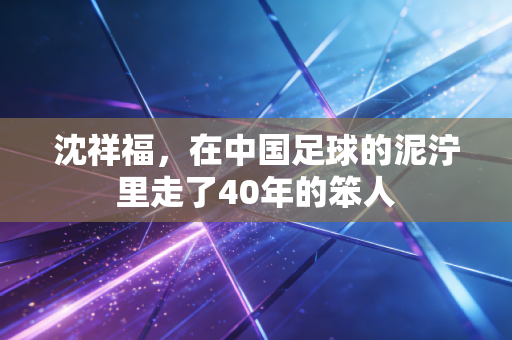 沈祥福,在中国足球的泥泞里走了40年的笨人 沈祥福,在中国足球的泥泞里走了40年的笨人