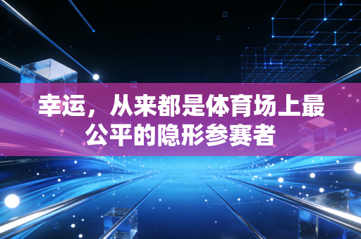 幸运，从来都是体育场上最公平的隐形参赛者