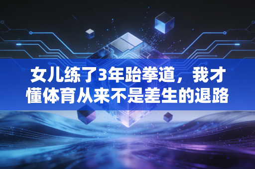 女儿练了3年跆拳道，我才懂体育从来不是差生的退路