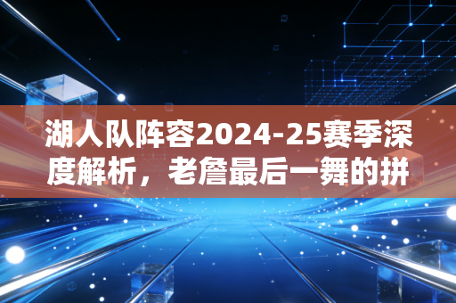 湖人队阵容2024-25赛季深度解析，老詹最后一舞的拼图，真的能摸到总冠军奖杯吗？