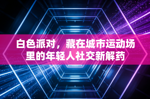白色派对，藏在城市运动场里的年轻人社交新解药