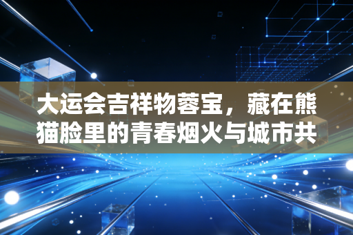 大运会吉祥物蓉宝，藏在熊猫脸里的青春烟火与城市共情