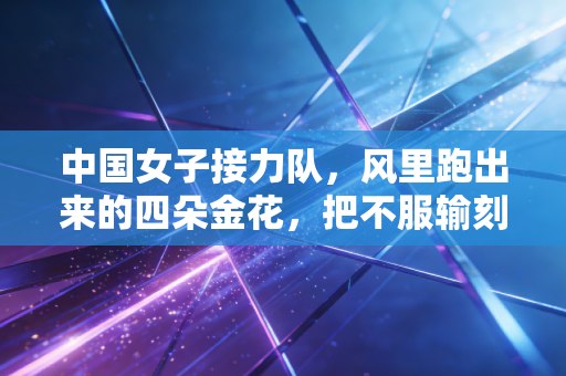 中国女子接力队，风里跑出来的四朵金花，把不服输刻进每一步跑道