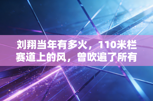 刘翔当年有多火,110米栏赛道上的风,曾吹遍了所有中国人的青春 刘翔当年有多火,110米栏赛道上的风,曾吹遍了所有中国人的青春
