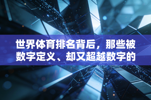 世界体育排名背后，那些被数字定义、却又超越数字的热血人生