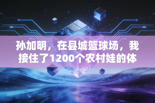 孙加明,在县城篮球场,我接住了1200个农村娃的体育梦 孙加明,在县城篮球场,我接住了1200个农村娃的体育梦