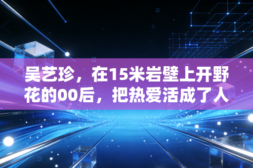 吴艺珍，在15米岩壁上开野花的00后，把热爱活成了人生的第二生命