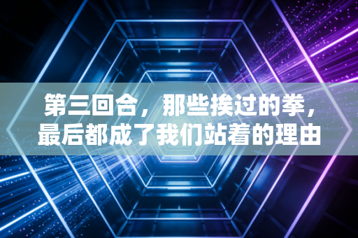 第三回合，那些挨过的拳，最后都成了我们站着的理由