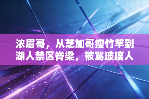 浓眉哥,从芝加哥瘦竹竿到湖人禁区脊梁,被骂玻璃人的他,才是NBA最被低估的狠角色 浓眉哥,从芝加哥瘦竹竿到湖人禁区脊梁,被骂玻璃人的他,才是NBA最被低估的狠角色