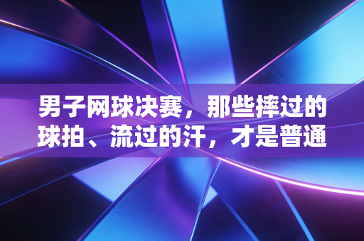 男子网球决赛,那些摔过的球拍、流过的汗,才是普通人爱上竞技的理由 男子网球决赛,那些摔过的球拍、流过的汗,才是普通人爱上竞技的理由
