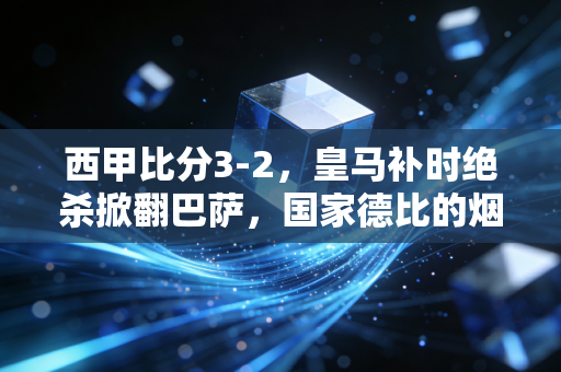 西甲比分3-2,皇马补时绝杀掀翻巴萨,国家德比的烟火气从来都藏在普通人的热爱里 西甲比分3-2,皇马补时绝杀掀翻巴萨,国家德比的烟火气从来都藏在普通人的热爱里