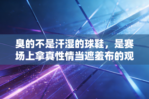 臭的不是汗湿的球鞋，是赛场上拿真性情当遮羞布的观赛陋习