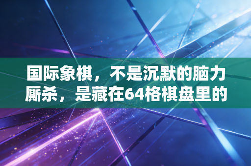 国际象棋,不是沉默的脑力厮杀,是藏在64格棋盘里的人生坐标系 国际象棋,不是沉默的脑力厮杀,是藏在64格棋盘里的人生坐标系