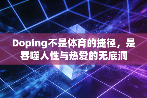 Doping不是体育的捷径，是吞噬人性与热爱的无底洞