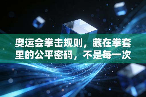 奥运会拳击规则,藏在拳套里的公平密码,不是每一次出拳都能算赢 奥运会拳击规则,藏在拳套里的公平密码,不是每一次出拳都能算赢