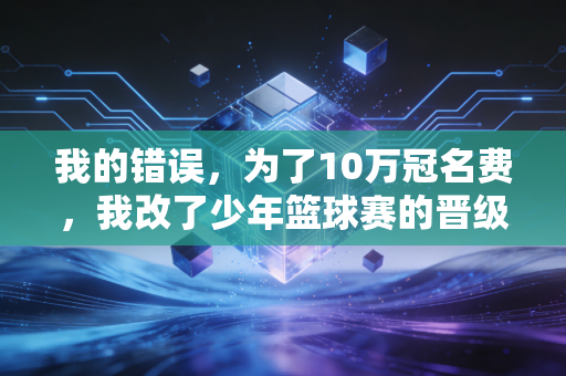 我的错误，为了10万冠名费，我改了少年篮球赛的晋级规则