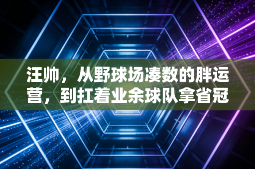 汪帅,从野球场凑数的胖运营,到扛着业余球队拿省冠的铁闸 汪帅,从野球场凑数的胖运营,到扛着业余球队拿省冠的铁闸
