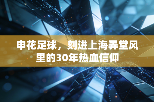 申花足球,刻进上海弄堂风里的30年热血信仰 申花足球,刻进上海弄堂风里的30年热血信仰