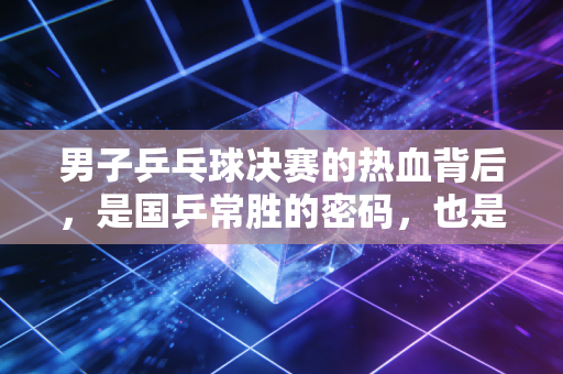 男子乒乓球决赛的热血背后,是国乒常胜的密码,也是普通人不躺平的底气 男子乒乓球决赛的热血背后,是国乒常胜的密码,也是普通人不躺平的底气