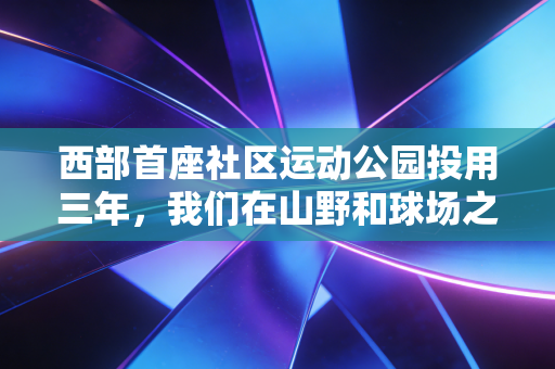西部首座社区运动公园投用三年,我们在山野和球场之间,接住了普通人的体育梦 西部首座社区运动公园投用三年,我们在山野和球场之间,接住了普通人的体育梦