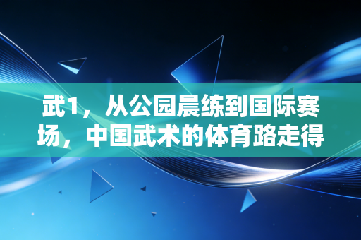 武1，从公园晨练到国际赛场，中国武术的体育路走得比你想象的更远