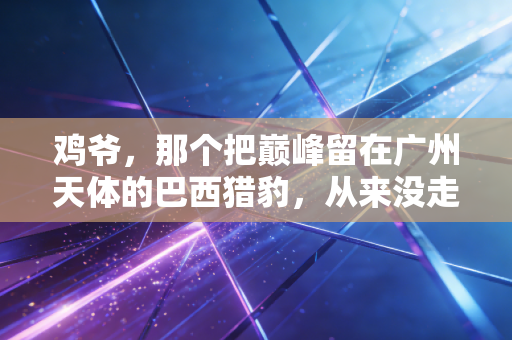 鸡爷,那个把巅峰留在广州天体的巴西猎豹,从来没走远 鸡爷,那个把巅峰留在广州天体的巴西猎豹,从来没走远