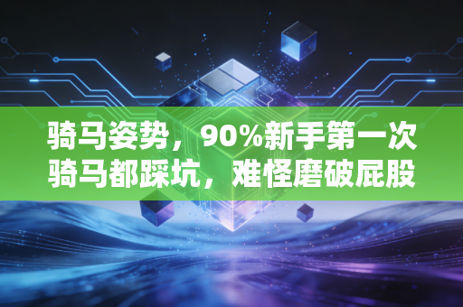 骑马姿势，90%新手第一次骑马都踩坑，难怪磨破屁股还被马嫌弃