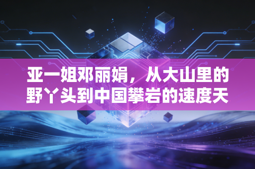 亚一姐邓丽娟,从大山里的野丫头到中国攀岩的速度天花板,她的人生从来没有不可能 亚一姐邓丽娟,从大山里的野丫头到中国攀岩的速度天花板,她的人生从来没有不可能