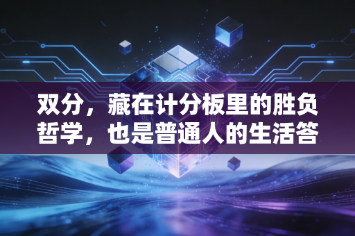 双分，藏在计分板里的胜负哲学，也是普通人的生活答案
