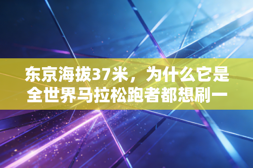 东京海拔37米,为什么它是全世界马拉松跑者都想刷一遍的PB圣地? 东京海拔37米,为什么它是全世界马拉松跑者都想刷一遍的PB圣地?