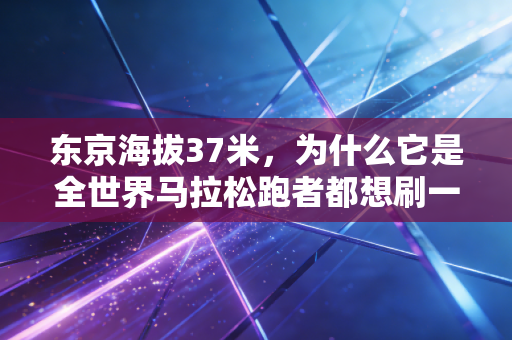 东京海拔37米,为什么它是全世界马拉松跑者都想刷一遍的PB圣地? 东京海拔37米,为什么它是全世界马拉松跑者都想刷一遍的PB圣地?