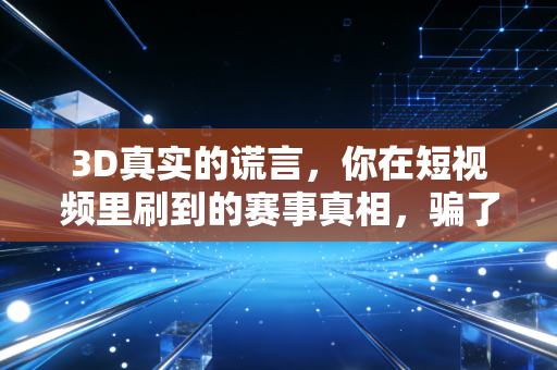 3D真实的谎言，你在短视频里刷到的赛事真相，骗了多少熬夜看球的普通人