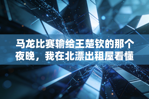 马龙比赛输给王楚钦的那个夜晚，我在北漂出租屋看懂了六边形战士的另一种英雄主义
