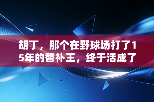 胡丁,那个在野球场打了15年的替补王,终于活成了自己的MVP 胡丁,那个在野球场打了15年的替补王,终于活成了自己的MVP