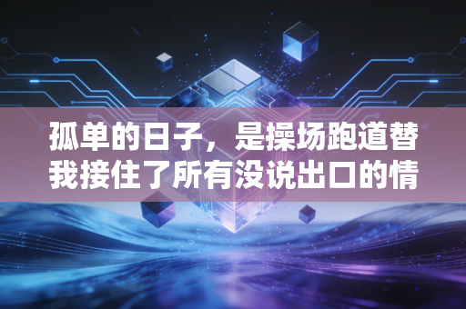孤单的日子,是操场跑道替我接住了所有没说出口的情绪 孤单的日子,是操场跑道替我接住了所有没说出口的情绪